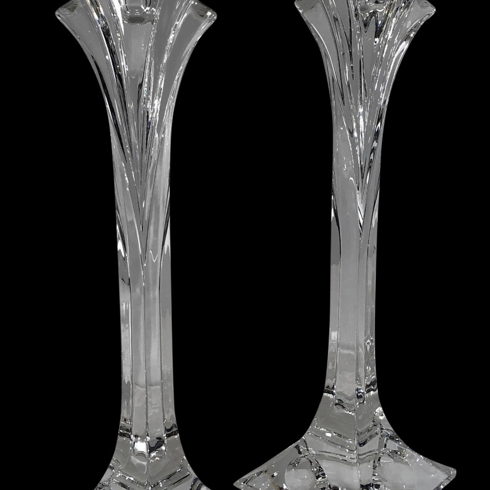 Mikasa Deco Candlesticks - Pair.  Gorgeous.